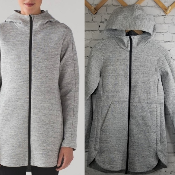 Lululemon "Going Places" Jacket Size 2 Womens Gray - Picture 12 of 12
